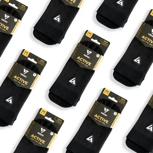 Chaussettes Versus Socks Active Classic en packaging, gamme run gym bike