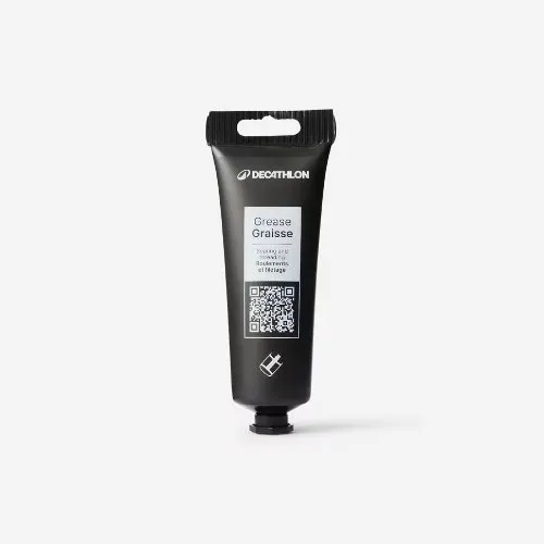 Tube de graisse vélo verte Decathlon, format 100 g, pour roulements et filetages