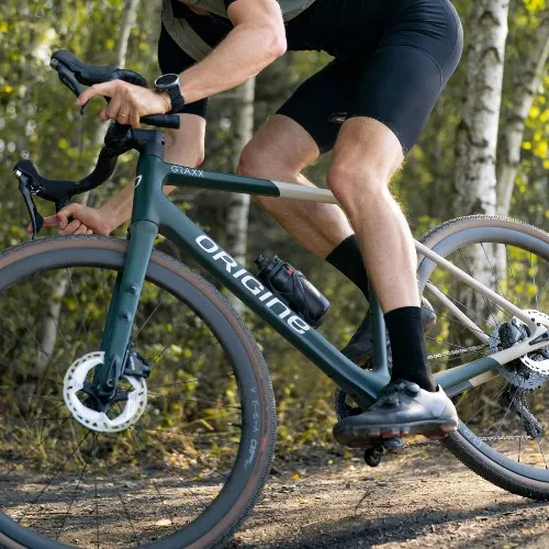 Origine Trail aluminium gris titane, gravel made in France